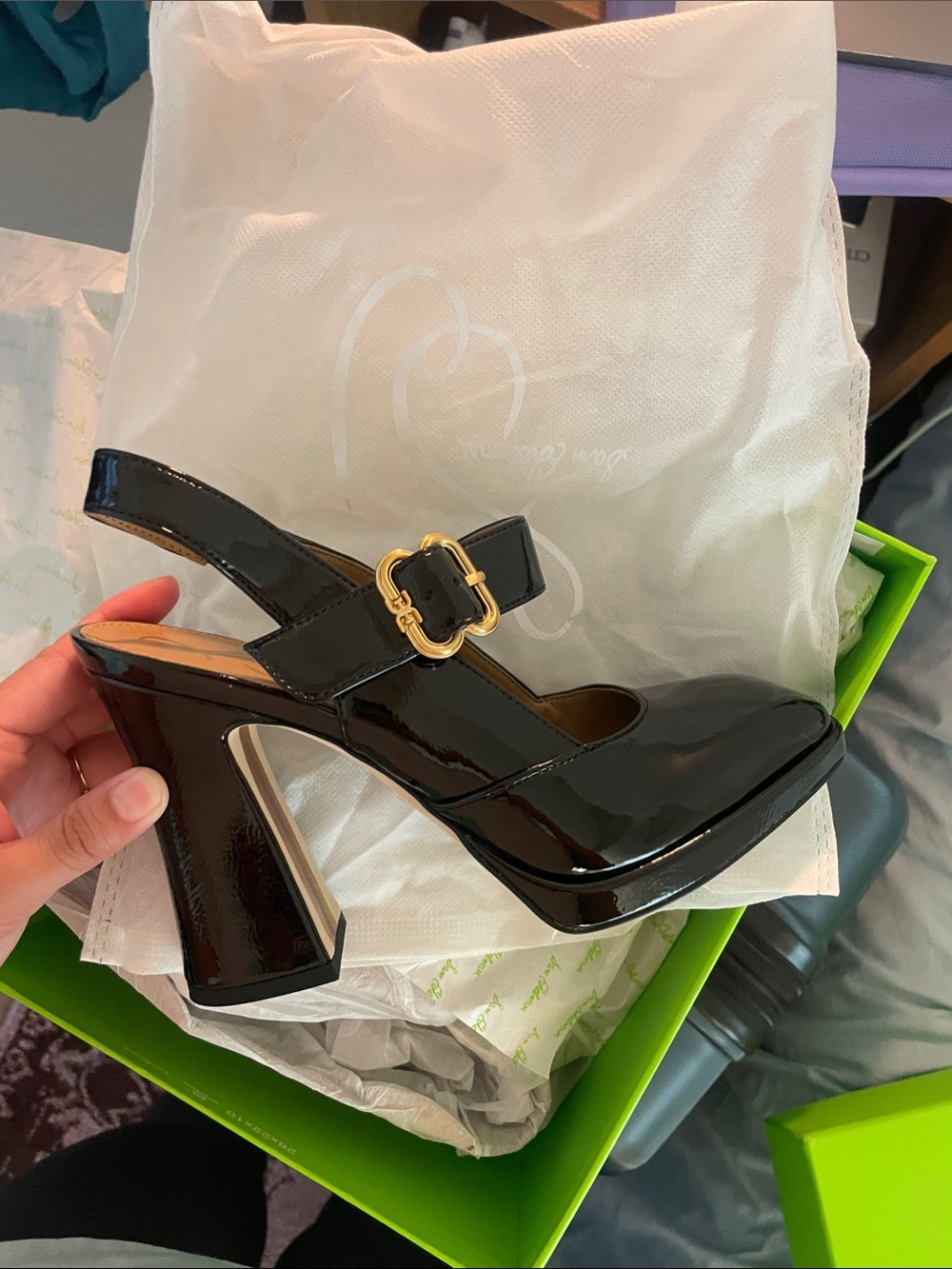 Mary Jane Slingback Heels